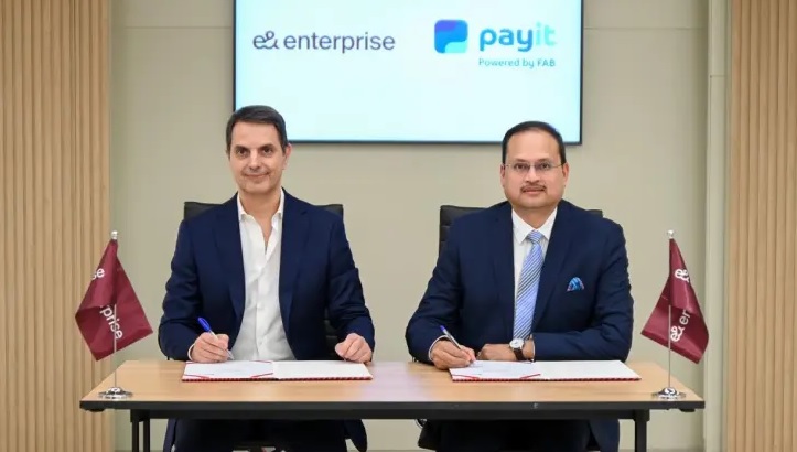 تعاون بين «إي آند إنتربرايز» و المحفظة الإلكترونية «Payit» لتوفير المدفوعات السهلة والآمنة للشركات