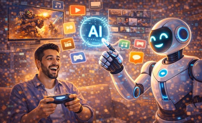 كيف غيّر الذكاء الاصطناعي طريقة الترفيه الرقمي؟